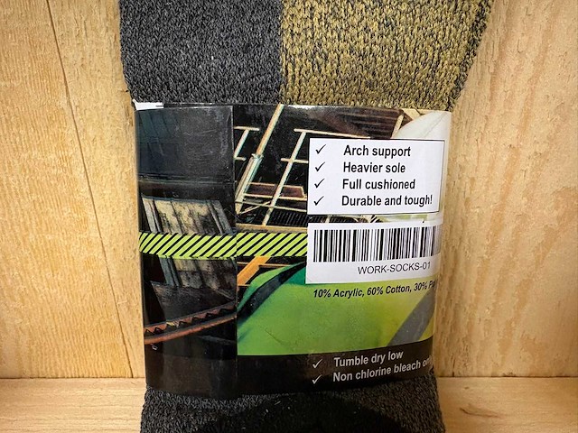 Heavy sole werksokken - 2pack (500x) - afbeelding 2 van  2