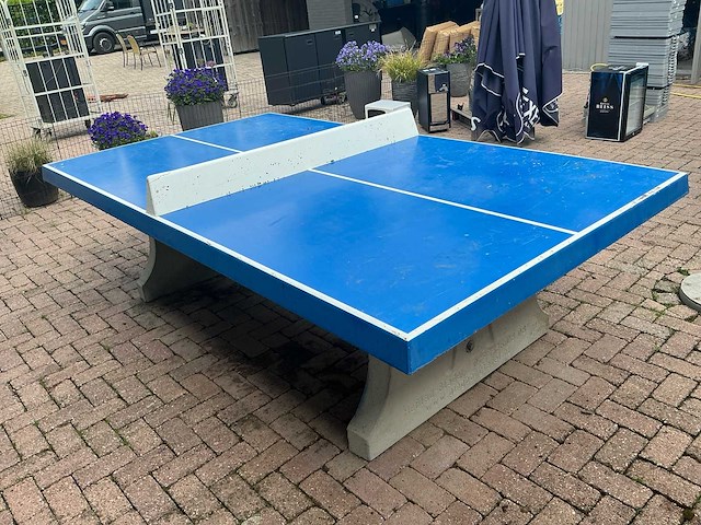 Heblad bladel tafeltennistafel beton - afbeelding 6 van  9