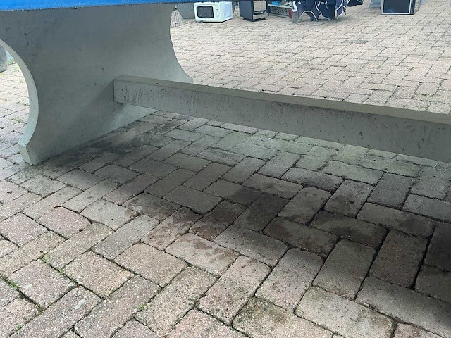 Heblad bladel tafeltennistafel beton - afbeelding 8 van  9