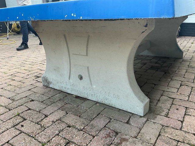 Heblad bladel tafeltennistafel beton - afbeelding 3 van  3