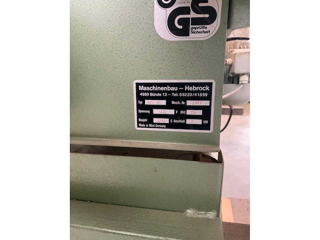 Hebrock kantenlijmmachine - afbeelding 8 van  9