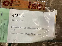 Heckewerth dp 25 melaminehars plaat (10x) - afbeelding 7 van  7