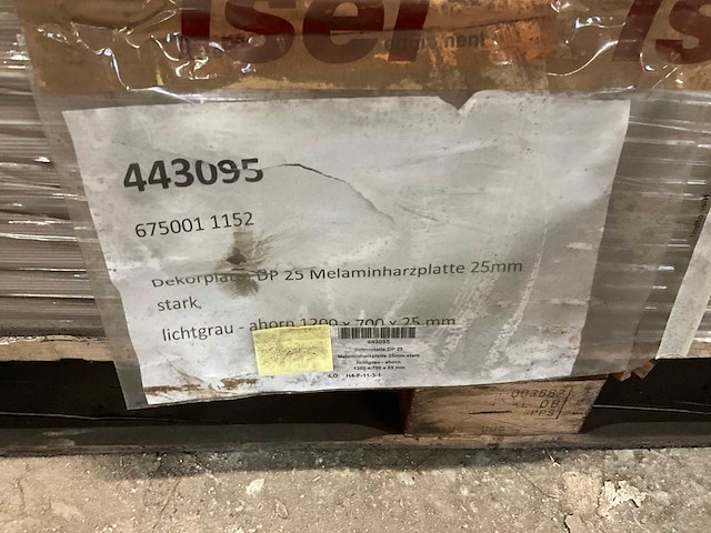 Heckewerth dp 25 melaminehars plaat (11x) - afbeelding 6 van  6