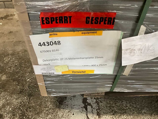 Heckewerth dp 25 melaminehars plaat (20x) - afbeelding 6 van  6