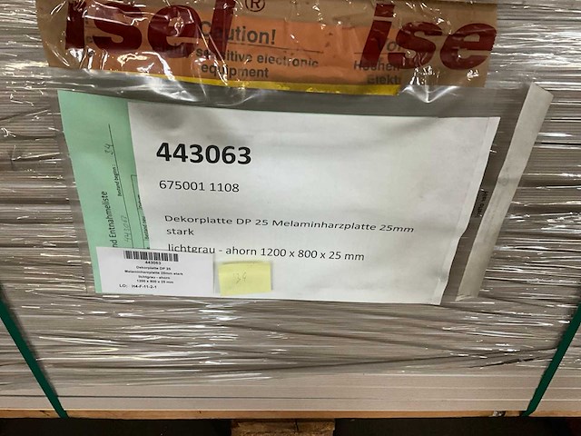 Heckewerth dp 25 melaminehars plaat (23x) - afbeelding 7 van  7