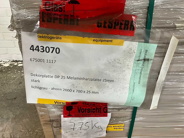 Heckewerth dp 25 melaminehars plaat (27x) - afbeelding 6 van  6