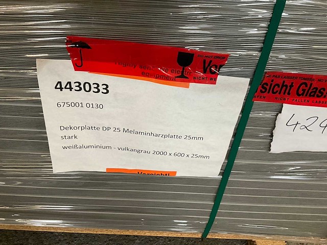 Heckewerth dp 25 melaminehars plaat (29x) - afbeelding 6 van  6
