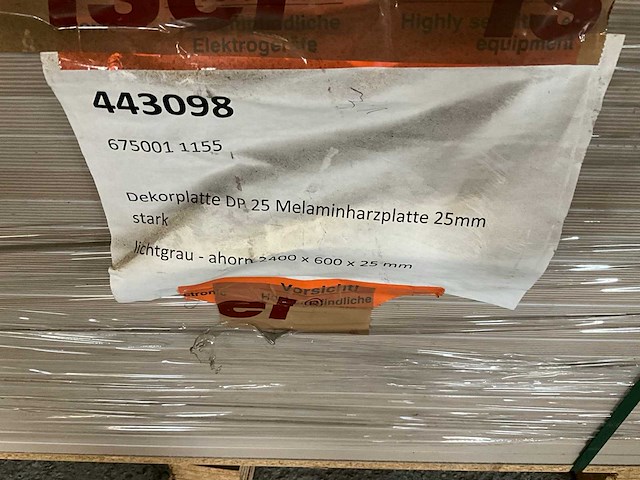 Heckewerth dp 25 melaminehars plaat (31x) - afbeelding 6 van  6