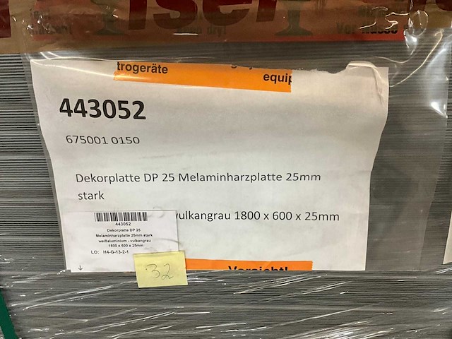 Heckewerth dp 25 melaminehars plaat (32x) - afbeelding 6 van  6