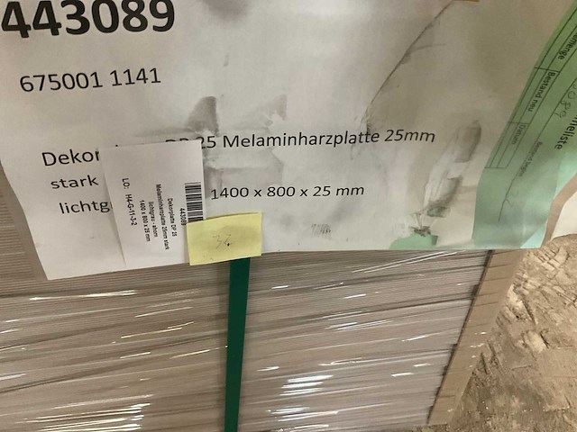Heckewerth dp 25 melaminehars plaat (32x) - afbeelding 6 van  6
