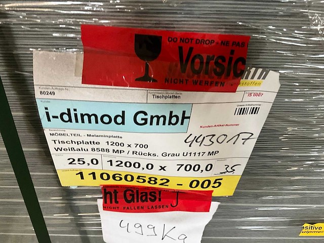 Heckewerth dp 25 melaminehars plaat (35x) - afbeelding 6 van  6