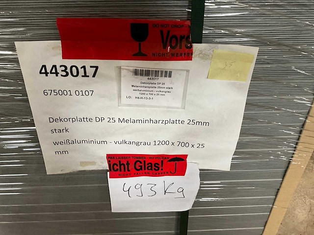 Heckewerth dp 25 melaminehars plaat (35x) - afbeelding 6 van  6