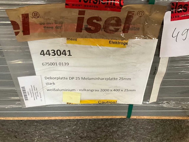 Heckewerth dp 25 melaminehars plaat (36x) - afbeelding 6 van  6