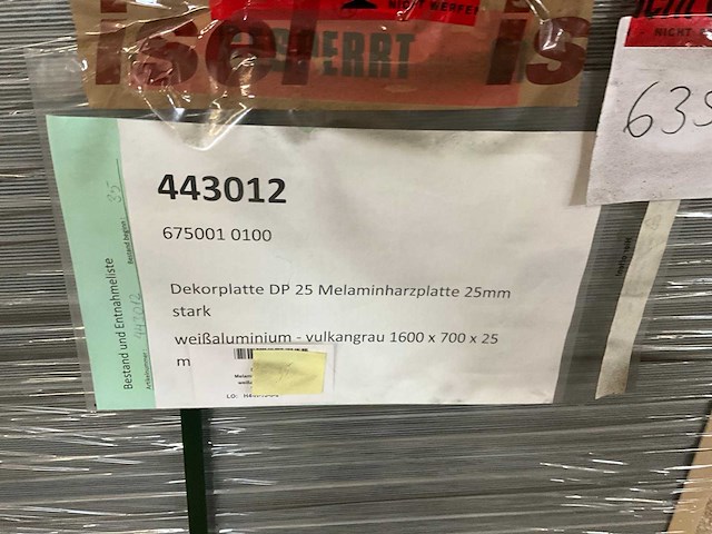 Heckewerth dp 25 melaminehars plaat (39x) - afbeelding 6 van  6