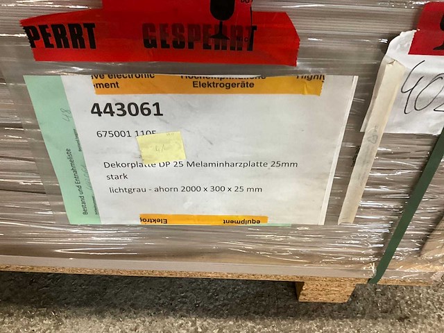 Heckewerth dp 25 melaminehars plaat (40x) - afbeelding 6 van  6
