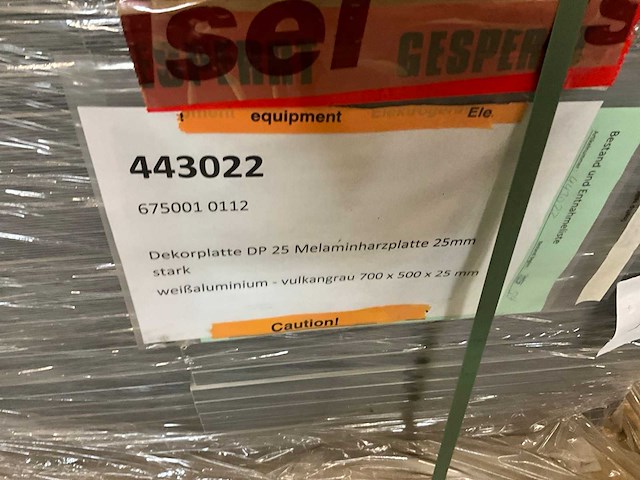 Heckewerth dp 25 melaminehars plaat (50x) - afbeelding 6 van  6
