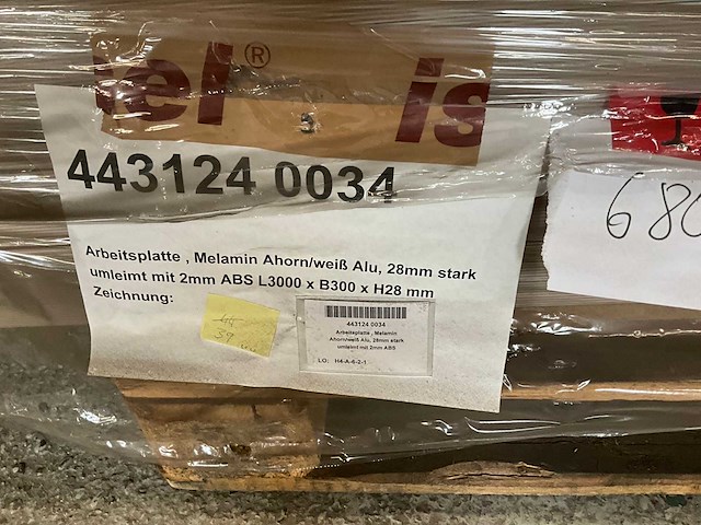 Heckewerth dp 28 melaminehars plaat (38x) - afbeelding 6 van  6