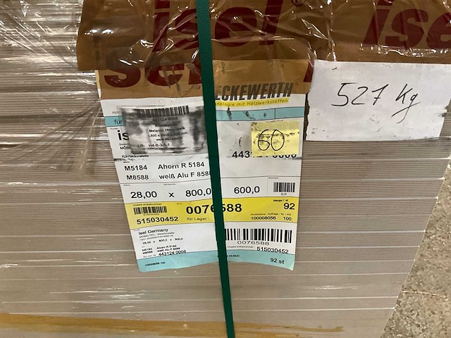Heckewerth dp 28 melaminehars plaat (60x) - afbeelding 6 van  6