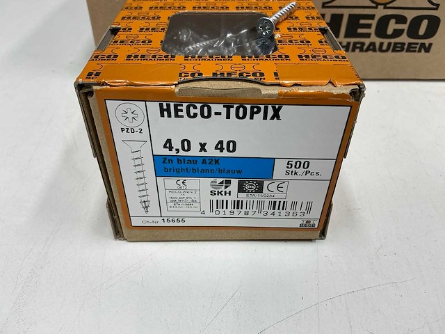 Heco - topix plus - verzonken houtschroef - 4x40 mm - overdoos (3x) - afbeelding 4 van  8
