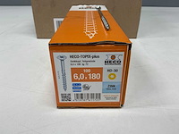 Heco - topix plus - verzonken houtschroef - torx - 6x180 mm (1200x) - afbeelding 2 van  8