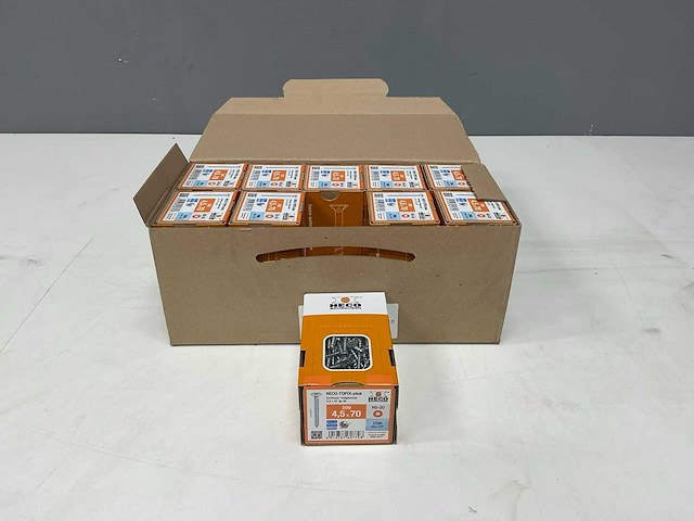 Heco - topix plus - verzonken houtschroef 4,5x7mm (2000x) - afbeelding 2 van  7