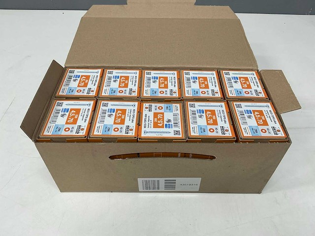 Heco - topix plus - verzonken houtschroef 4,5x7mm (2000x) - afbeelding 6 van  7