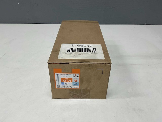 Heco - topix plus - verzonken houtschroef 4,5x7mm (2000x) - afbeelding 7 van  7