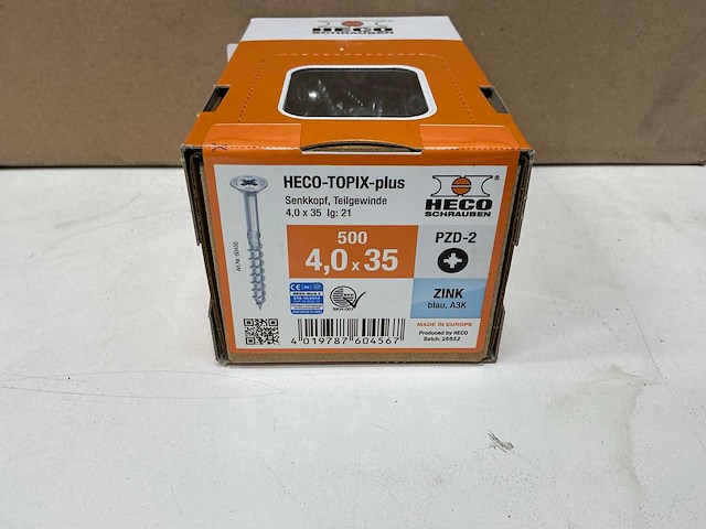 Heco - topix plus - verzonken houtschroef 4x35 mm (5000x) - afbeelding 3 van  4