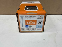 Heco - topix plus - verzonken houtschroef 4x35 mm (5000x) - afbeelding 3 van  4