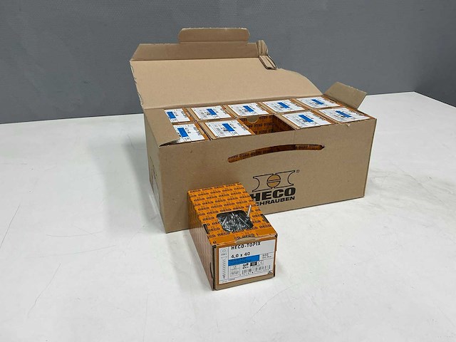 Heco - topix plus - verzonken houtschroef 4x40 mm (5000x) - afbeelding 2 van  6