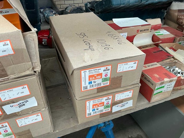 Heco topix plus schroeven (8x) - afbeelding 1 van  2