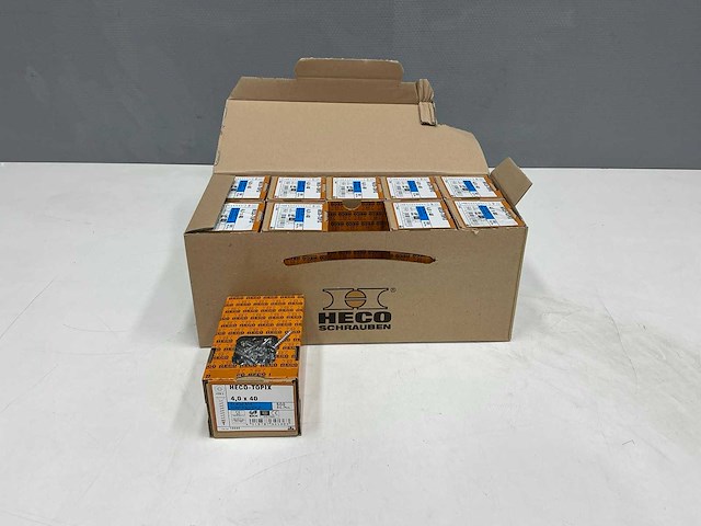 Heco topix plus verzonken houtschroef (45.000x) - 4x40 mm - afbeelding 2 van  8
