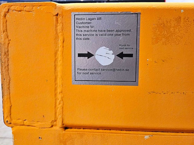 Hedin lagan ab - forklift heavy duty bed trailer - afbeelding 10 van  16