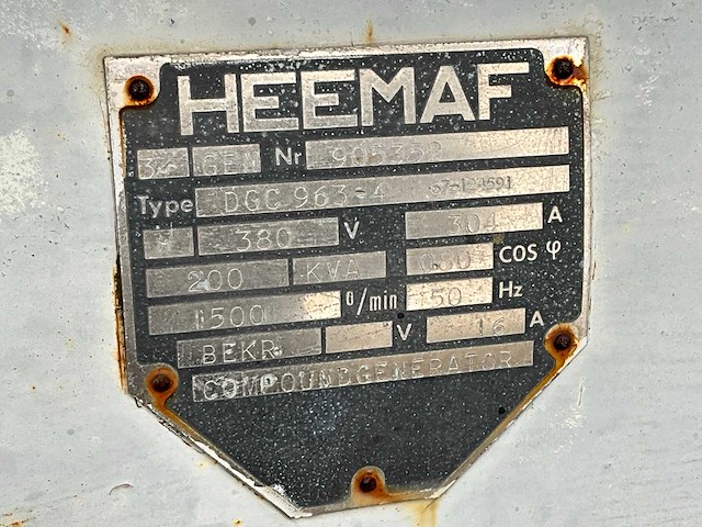 Heemaf dcg963 nood stroomgenerator - afbeelding 13 van  20