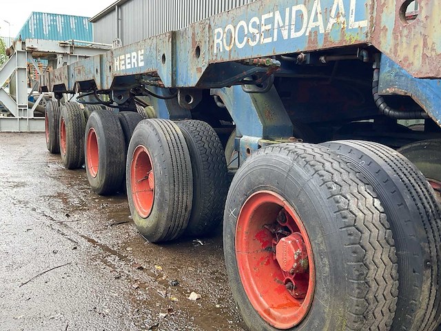 Heeren roosendaal zwaarlast multi-as trailer - afbeelding 6 van  23