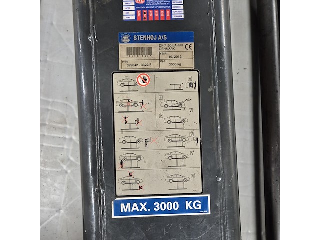 Hefbrug 2-koloms, stenhoj, 099642 - 3322 f, 2012 - afbeelding 14 van  15