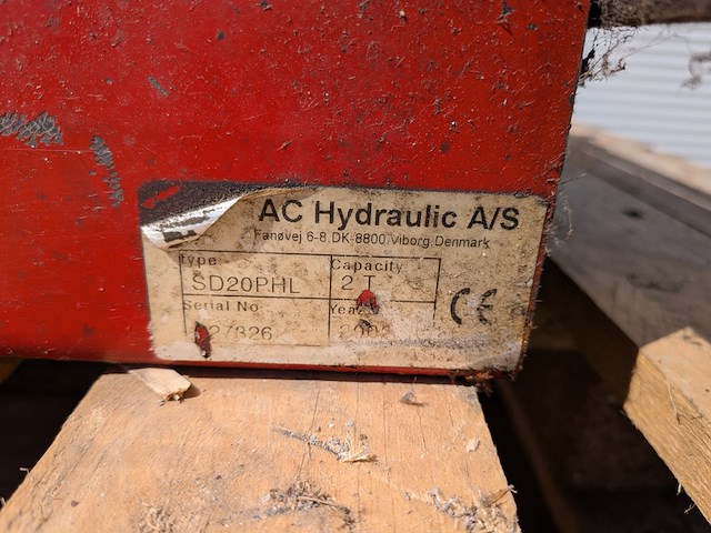 Hefbrugkrik, ac hydraulics, sd20phl, 2001 - afbeelding 7 van  7