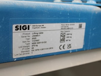 Heftafel sigi mbx020110-d2 met hefcapaciteit 2 ton. tafel is uitgevoerd met rollerbaan hg met aan- en afvoe... - afbeelding 3 van  6