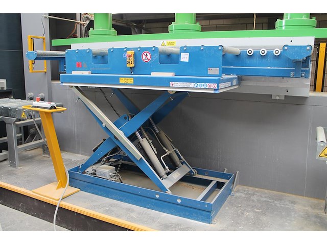 Heftafel sigi mbx020110-d2 met hefcapaciteit 2 ton. tafel is uitgevoerd met rollerbaan hg met aan- en afvoe... - afbeelding 4 van  6