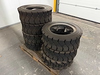 Heftruck banden met velgen - afbeelding 6 van  12