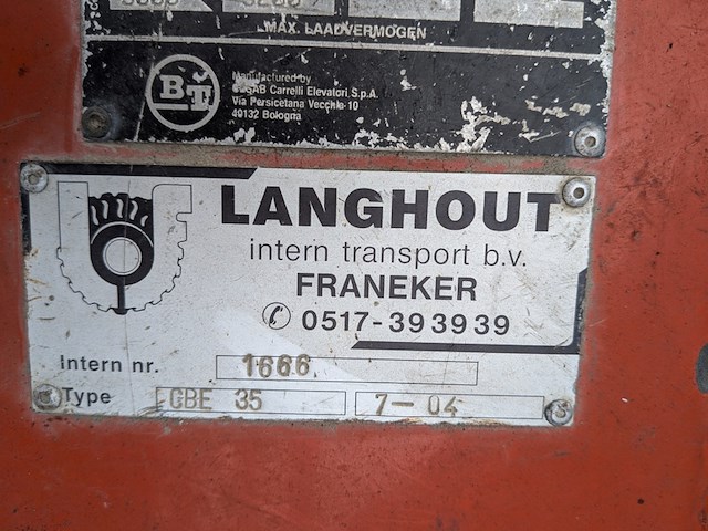 Heftruck bt, cbe3.5a, bouwjaar 2004 - afbeelding 5 van  18