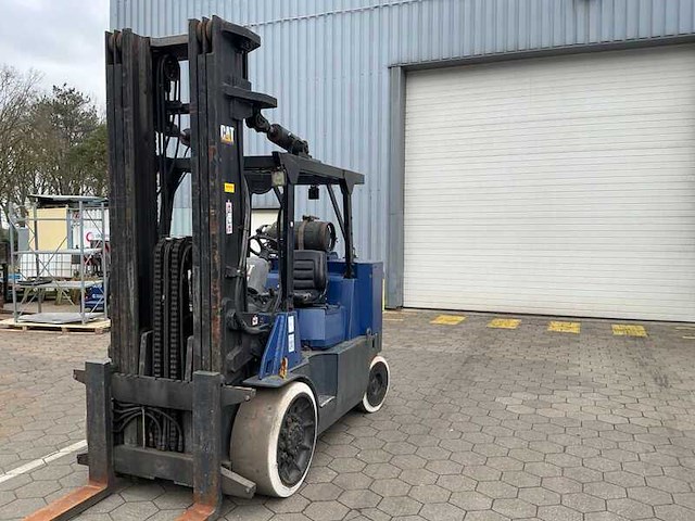 Heftruck, caterpillar, gc70k, blauw, 2002, gas - afbeelding 1 van  10
