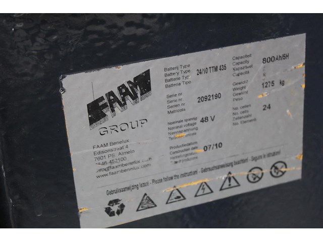 Heftruck caterpiller f40d. bouwjaar 1991. max. draaglast 2000 kg. tellerstanden 22.746 en 776 (twee tellers... - afbeelding 5 van  13