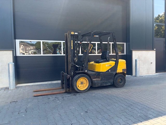Heftruck daewoo d30s-3 diesel 3000kg 4.73m 2000 - afbeelding 1 van  1