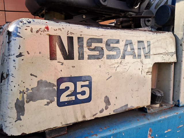 Heftruck, datsun, fg25, beige / blauw, 1996 - afbeelding 3 van  22