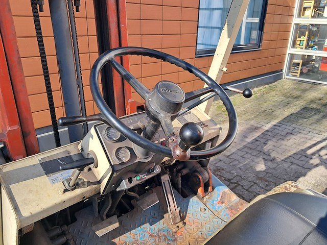 Heftruck, datsun, fg25, beige / blauw, 1996 - afbeelding 7 van  22