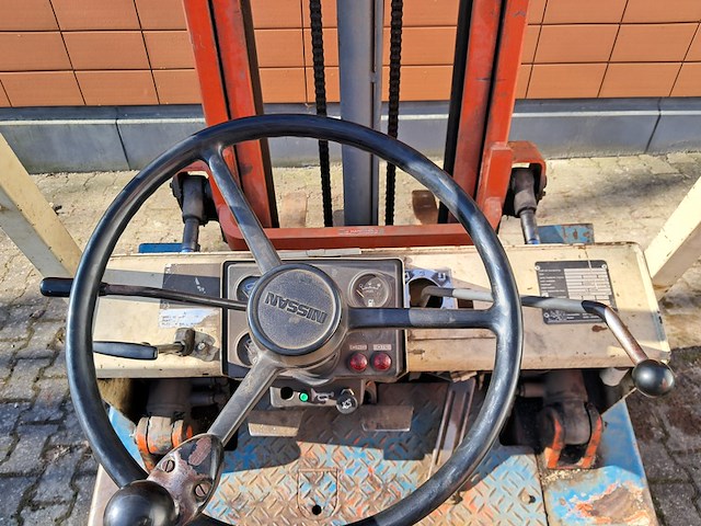 Heftruck, datsun, fg25, beige / blauw, 1996 - afbeelding 11 van  22
