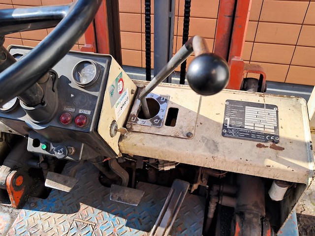 Heftruck, datsun, fg25, beige / blauw, 1996 - afbeelding 13 van  22