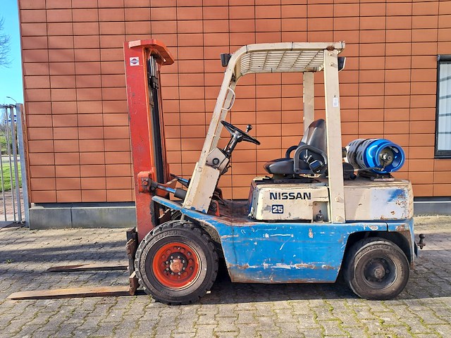 Heftruck, datsun, fg25, beige / blauw, 1996 - afbeelding 19 van  22