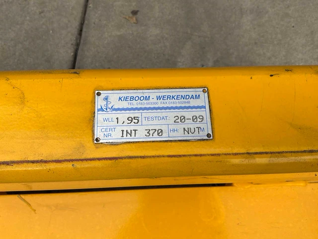 Heftruck hijsarm 1950kg - afbeelding 4 van  8
